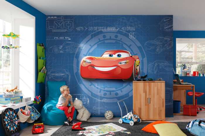 Photo murale Cars3 Blueprint