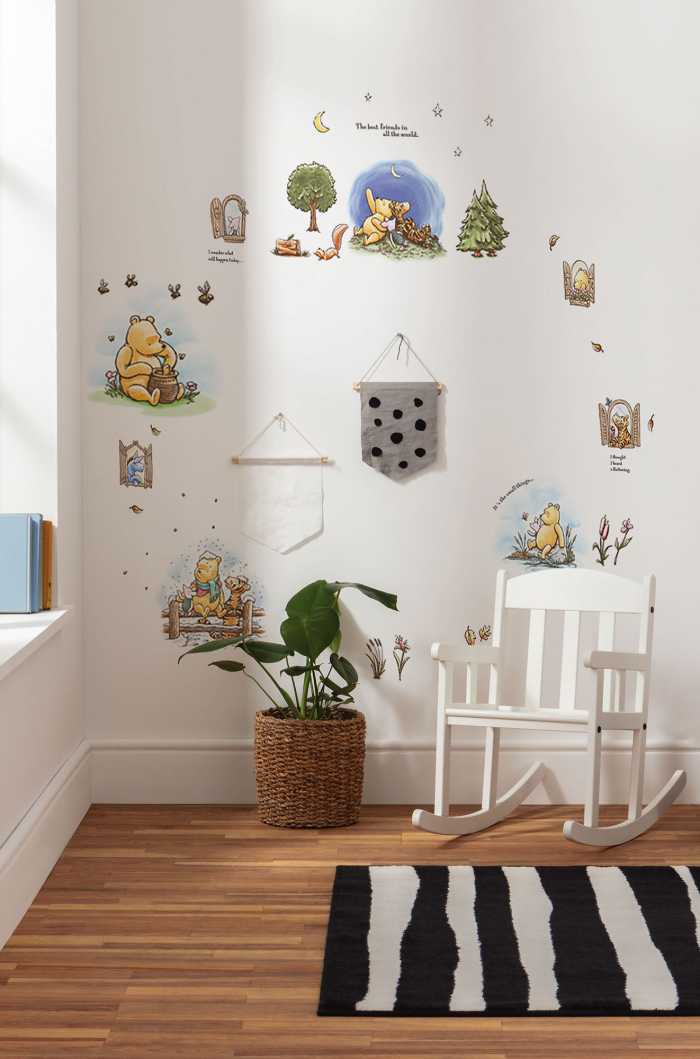 Sticker mural Winnie the Pooh Adventures