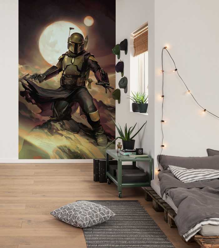 Photo murale intissé impression numérique Star Wars Boba Fett Epic