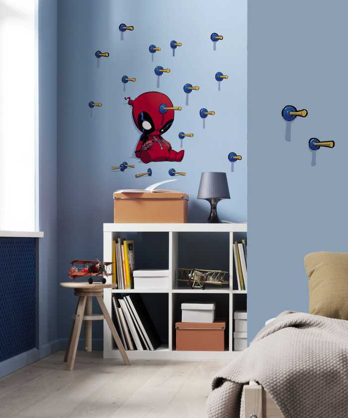 Sticker mural Deadpool Shootout