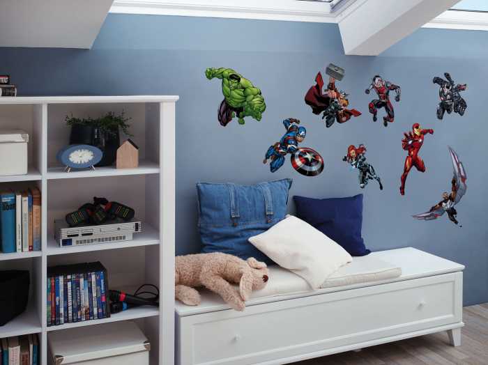 Sticker mural Avengers Crew