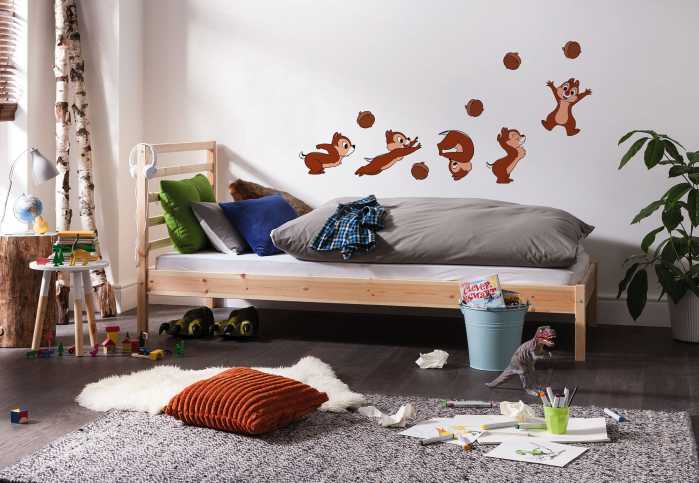 Sticker mural Chip 'n' Dale Hazelnut Hunt