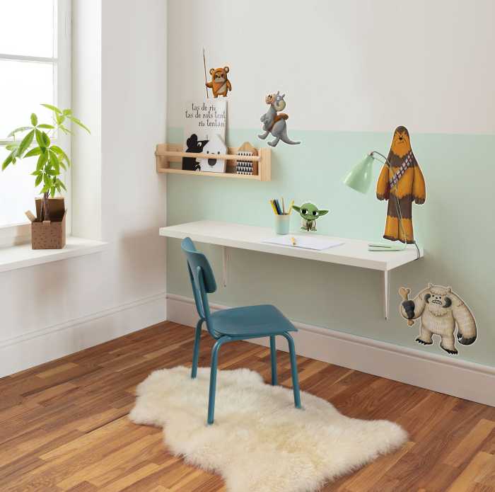 Sticker mural Star Wars friendly Monsters
