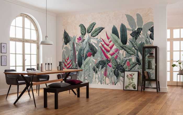 Photo murale intissé impression numérique Soft Jungle