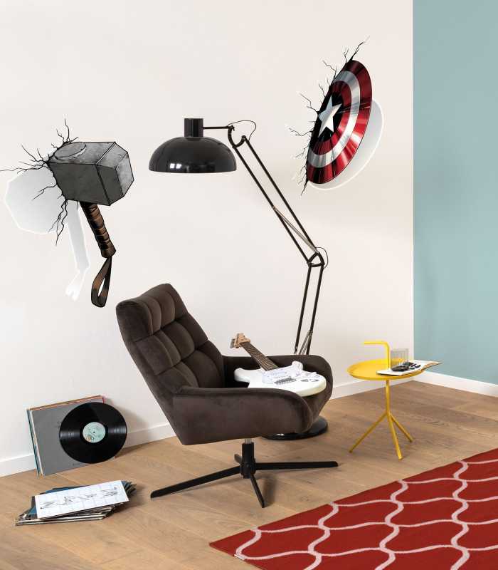 Sticker mural Avengers Powerful Weapons