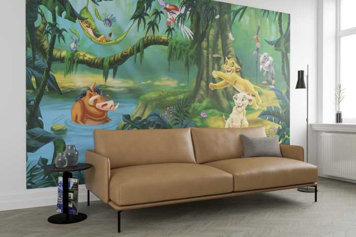 Photo murale intissé Simba and Friends
