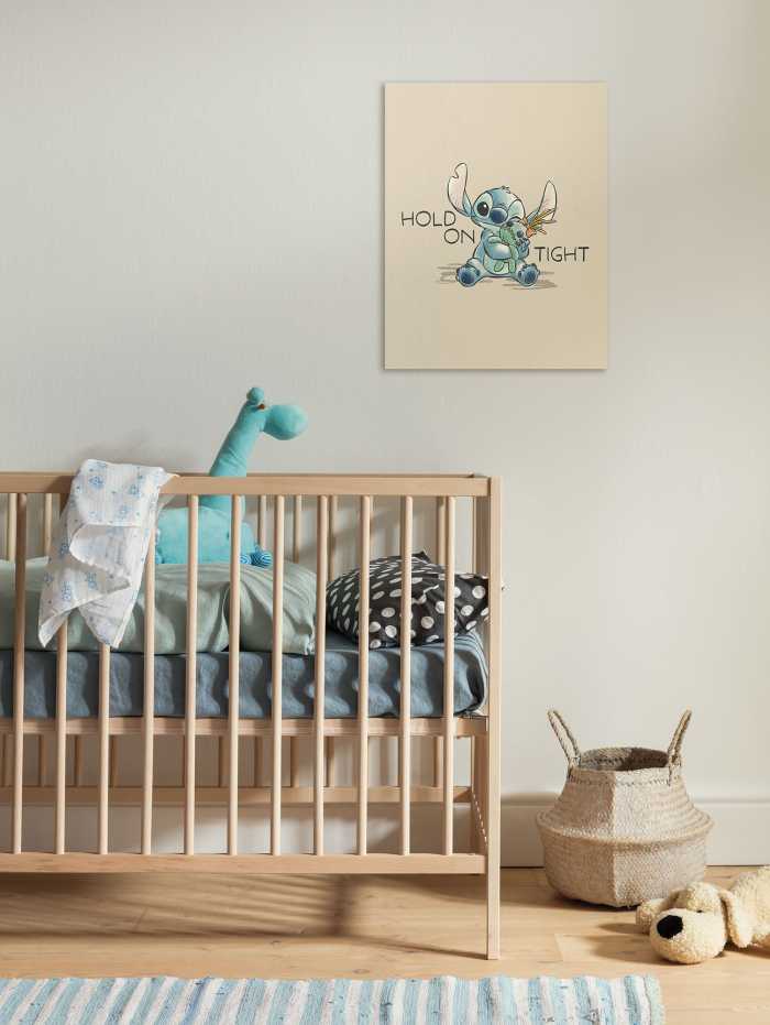 Toile Imprimé Disney Lilo and Stitch Hold On Tight