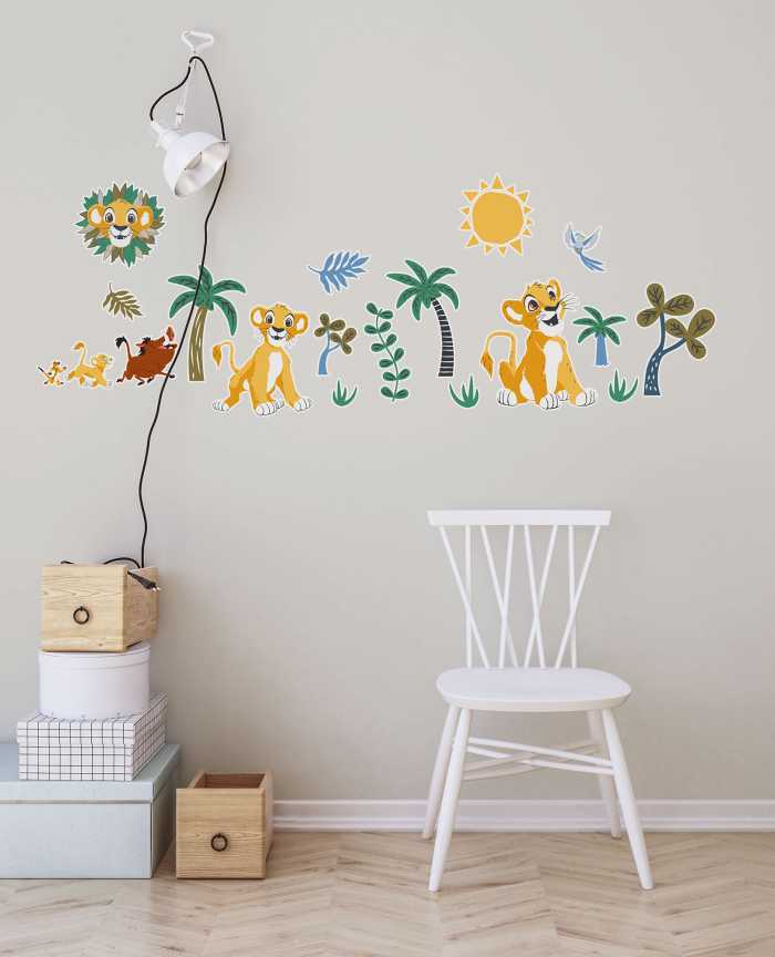 Sticker mural Lion King Faraway Oasis