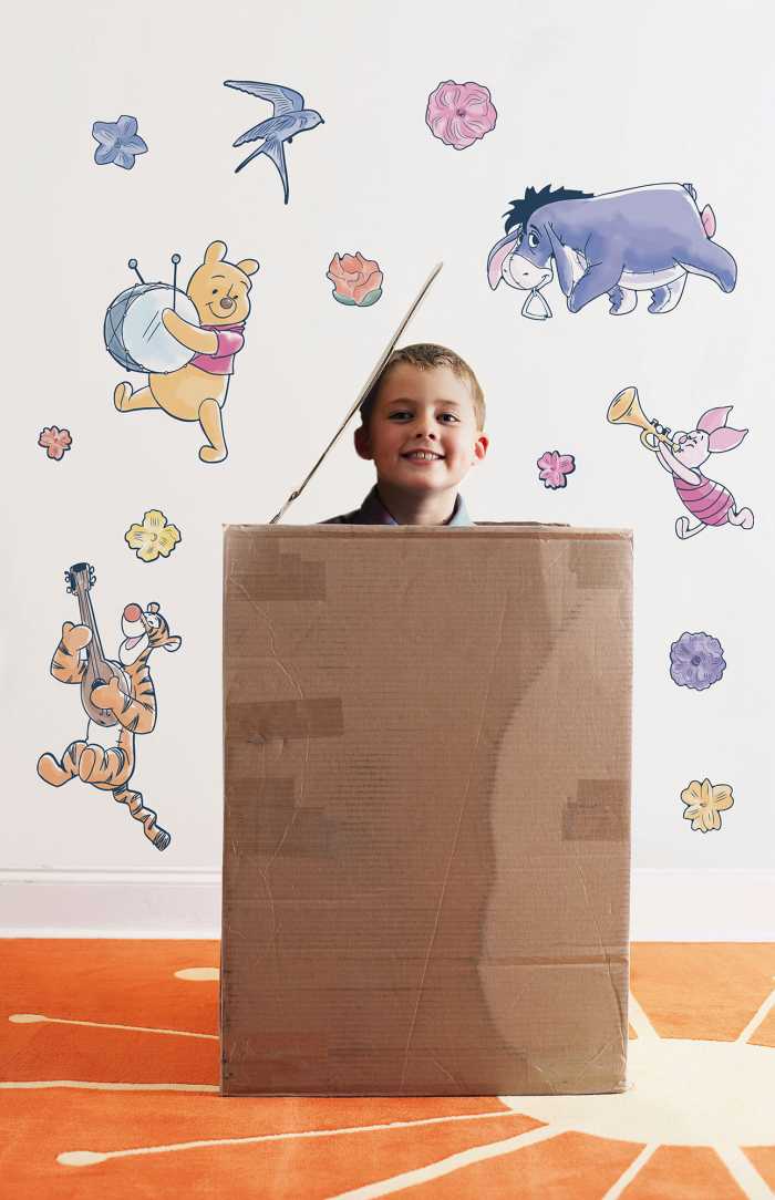 Sticker mural Winnie the Pooh Rock-a-bye