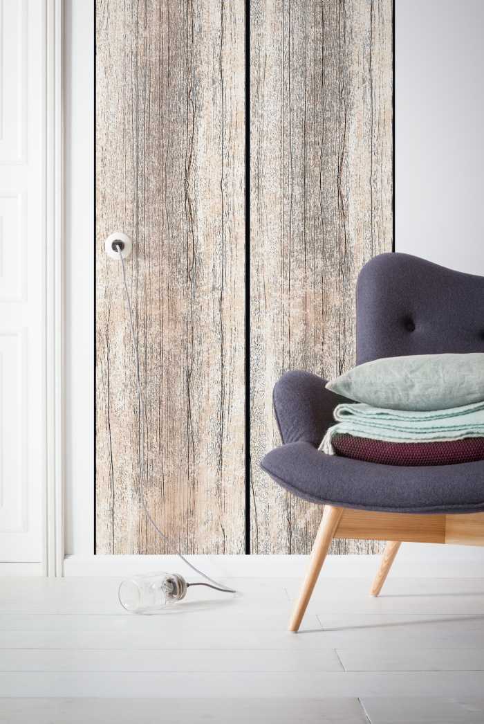 Panneau sur intissé  Vintage Rose Panel