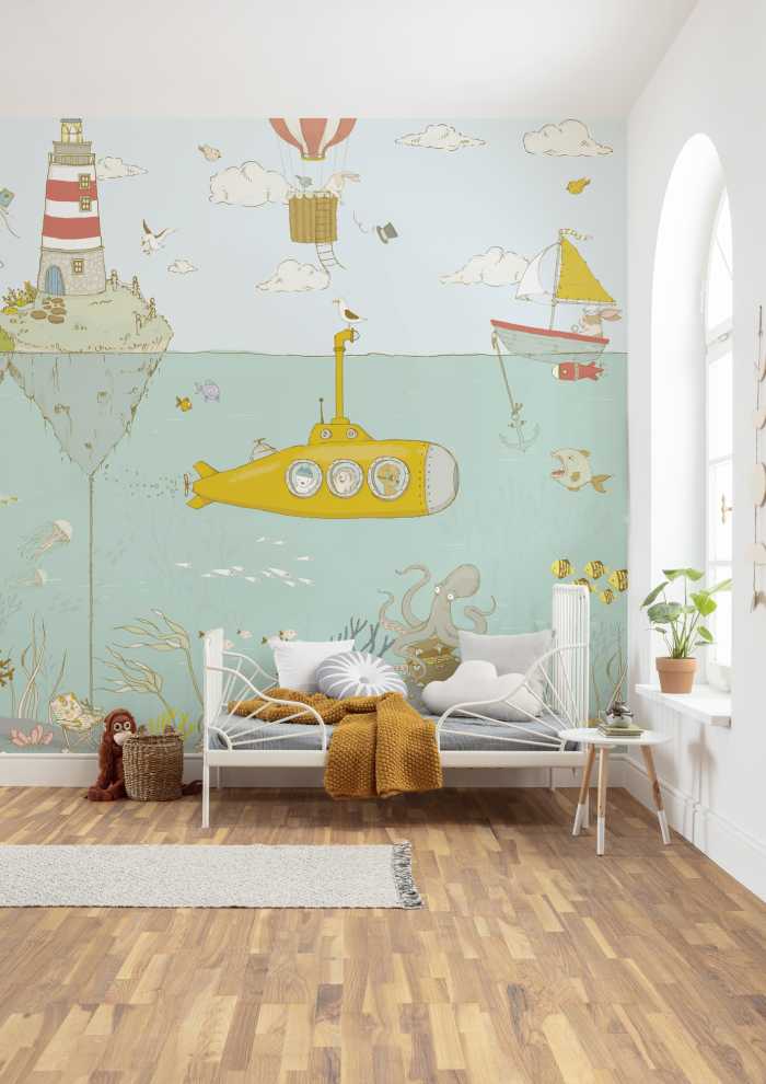 Photo murale intissé impression numérique Sealife