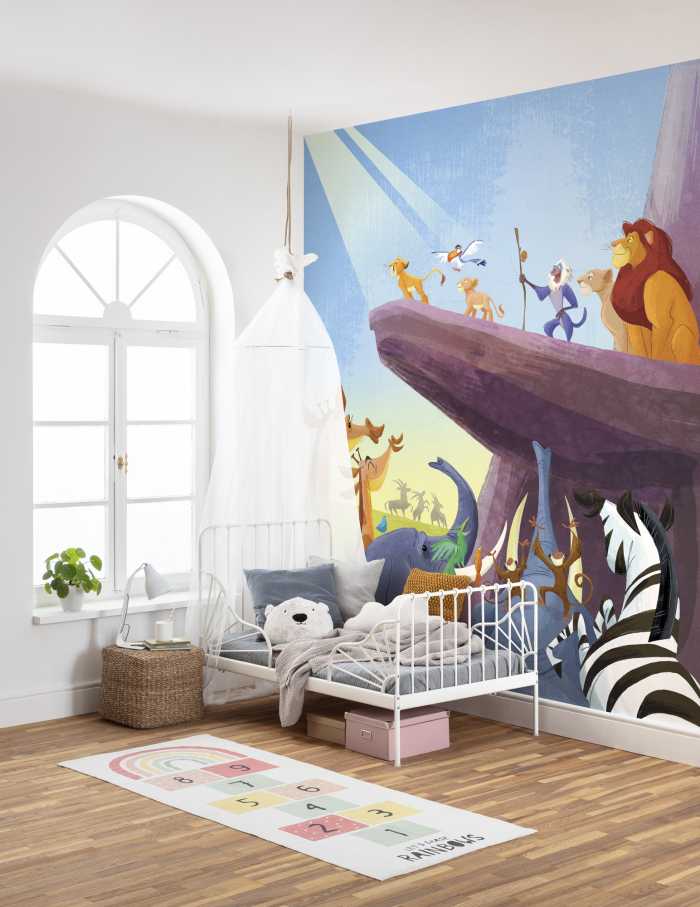 Photo murale intissé impression numérique Disney The Lion King Classic Long Live the King