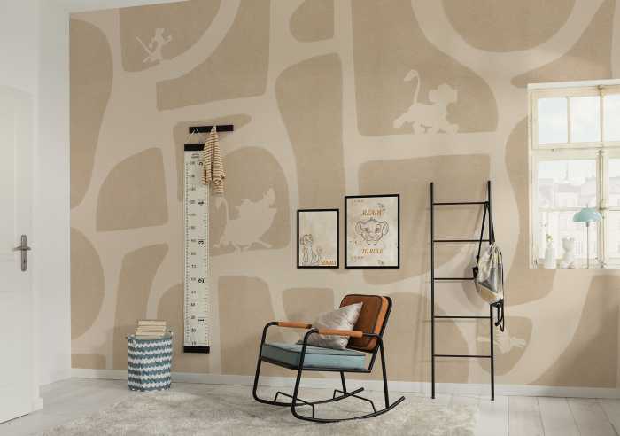 Photo murale intissé impression numérique Disney The Lion King Animals and Shapes