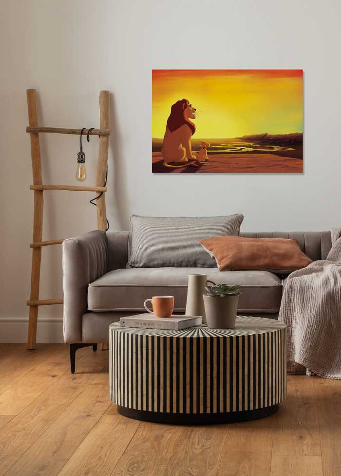Toile Imprimé Disney The Lion King Your Kingdom