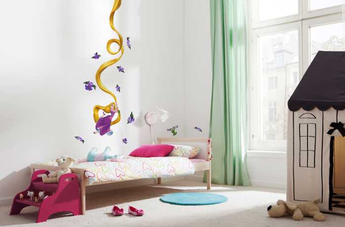 Sticker mural Rapunzel