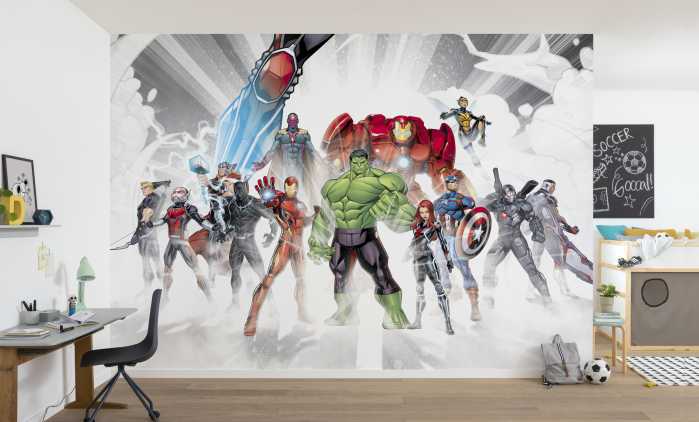 Photo murale intissé impression numérique Avengers Unite