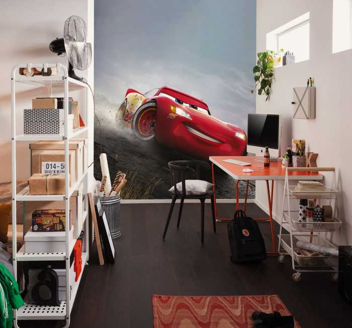 Photo murale intissé impression numérique Disney and Pixar Cars Shine