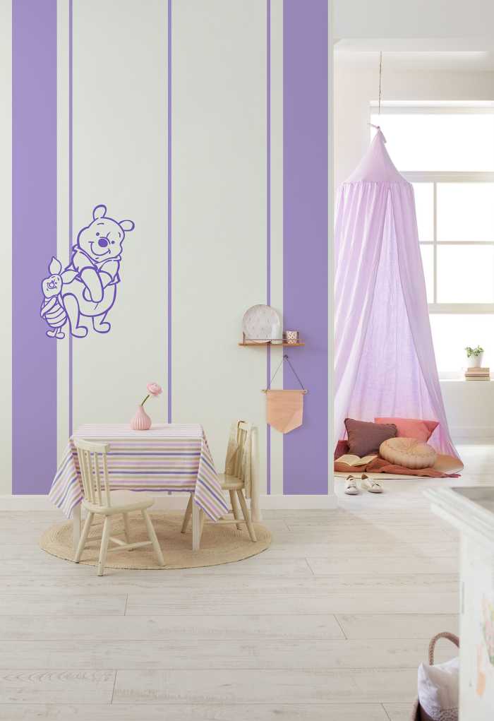 Photo murale intissé impression numérique Winnie the Pooh Gentle