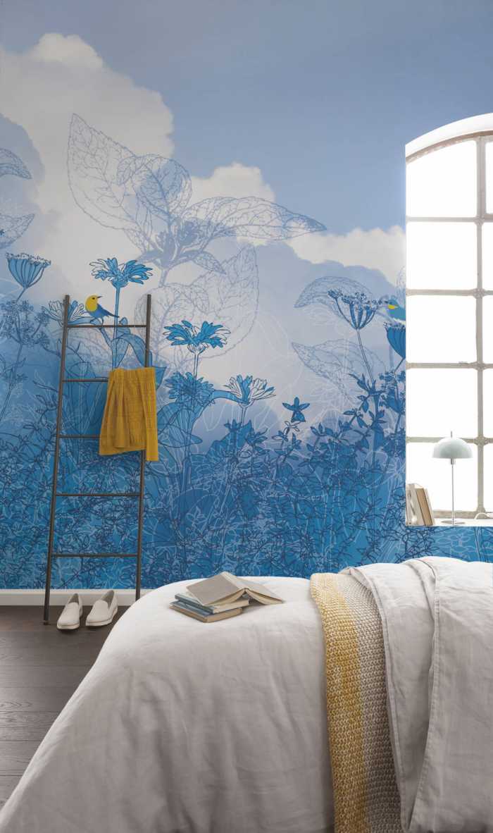 Photo murale intissé impression numérique Blue Sky II