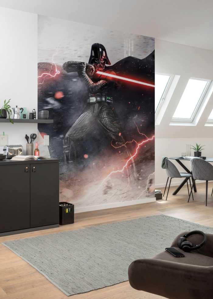 Photo murale intissé impression numérique Star Wars Vader Dark Forces