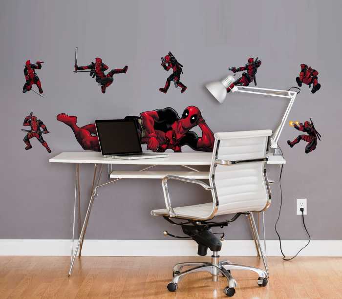 Sticker mural Deadpool Posing
