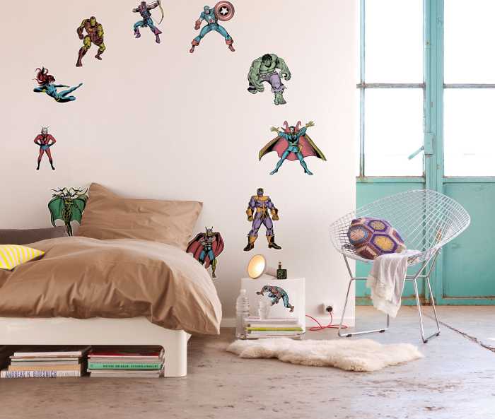 Sticker mural Marvel Comics Collection