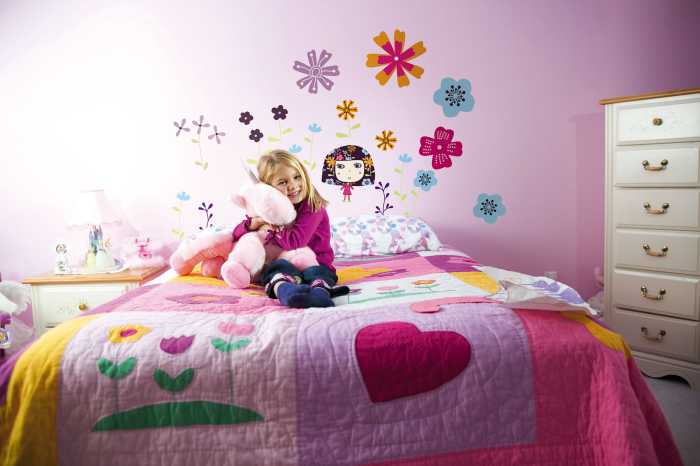 Sticker mural Flowerine