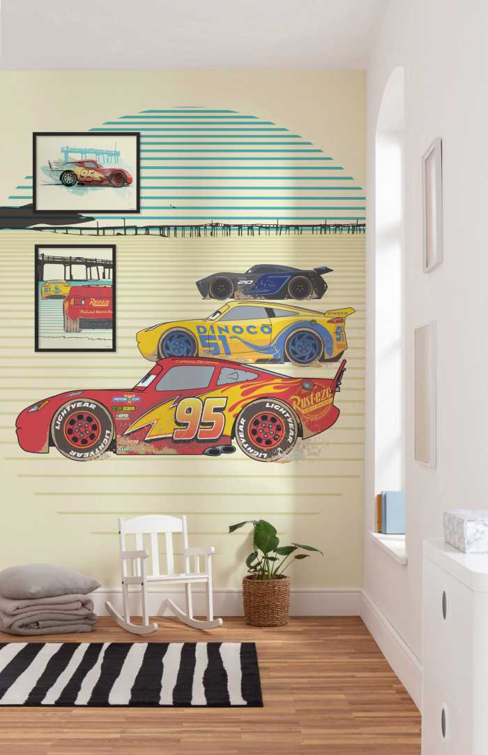 Photo murale intissé impression numérique Cars Stream Lines