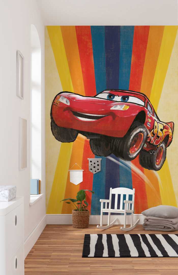 Photo murale intissé impression numérique Cars Jump