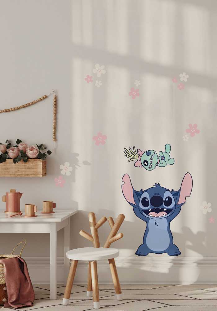 Sticker mural Disney Lilo and Stitch Lifesize