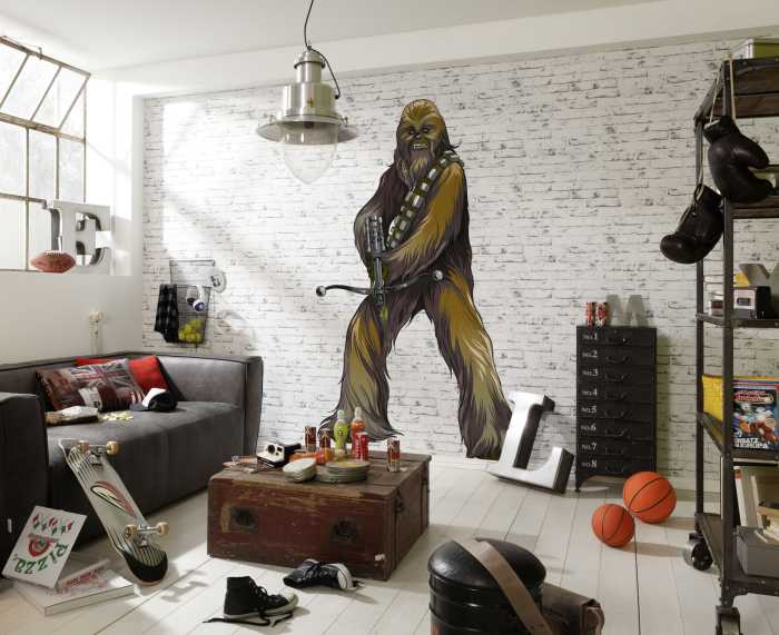 Sticker mural Star Wars XXL Chewbacca