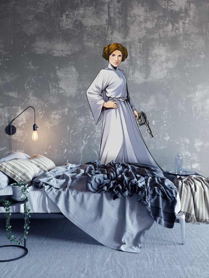 Sticker mural Star Wars XXL Princess Leia
