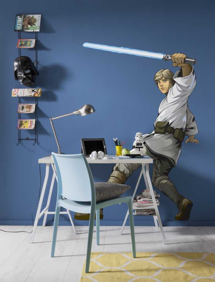 Sticker mural Star Wars XXL Luke Skywalker