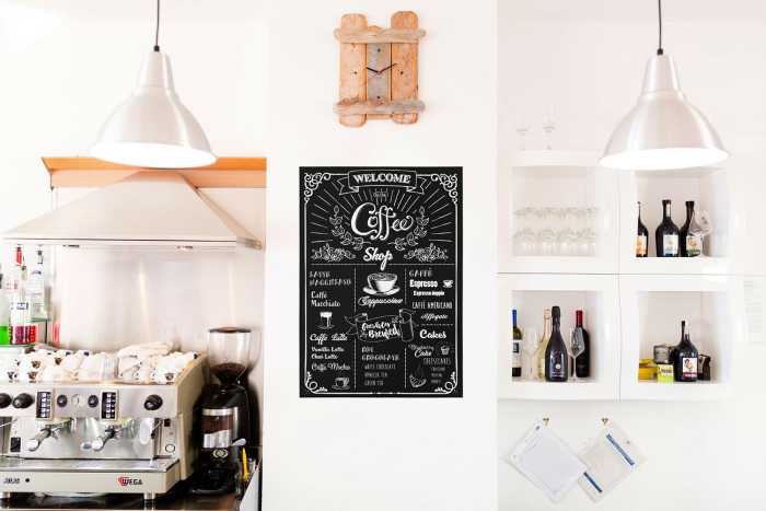 Sticker mural Coffeeshop