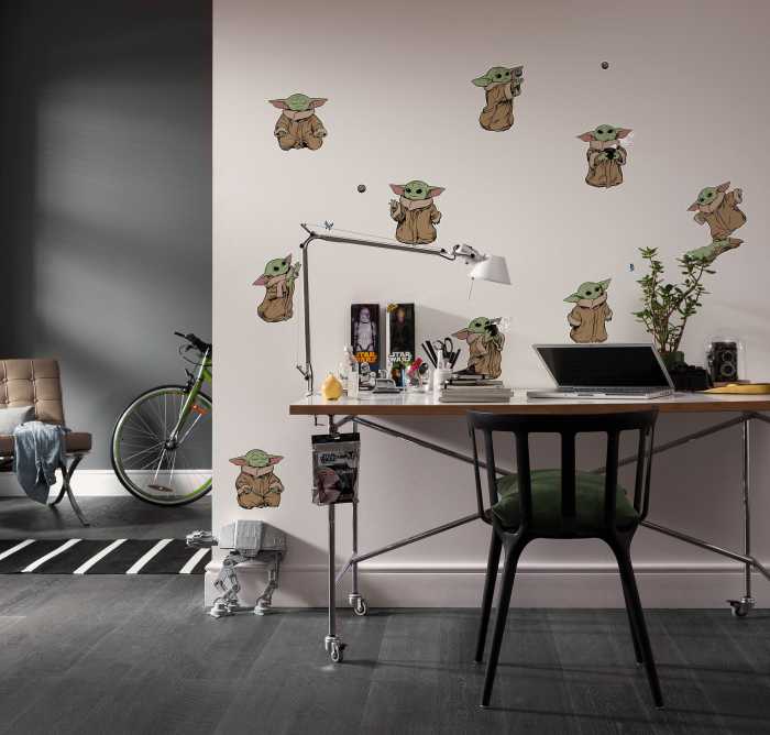 Sticker mural Star Wars The Mandalorian Grogu The Cutest