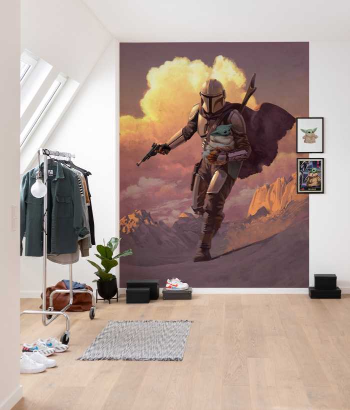 Photo murale intissé impression numérique Mandalorian Escape
