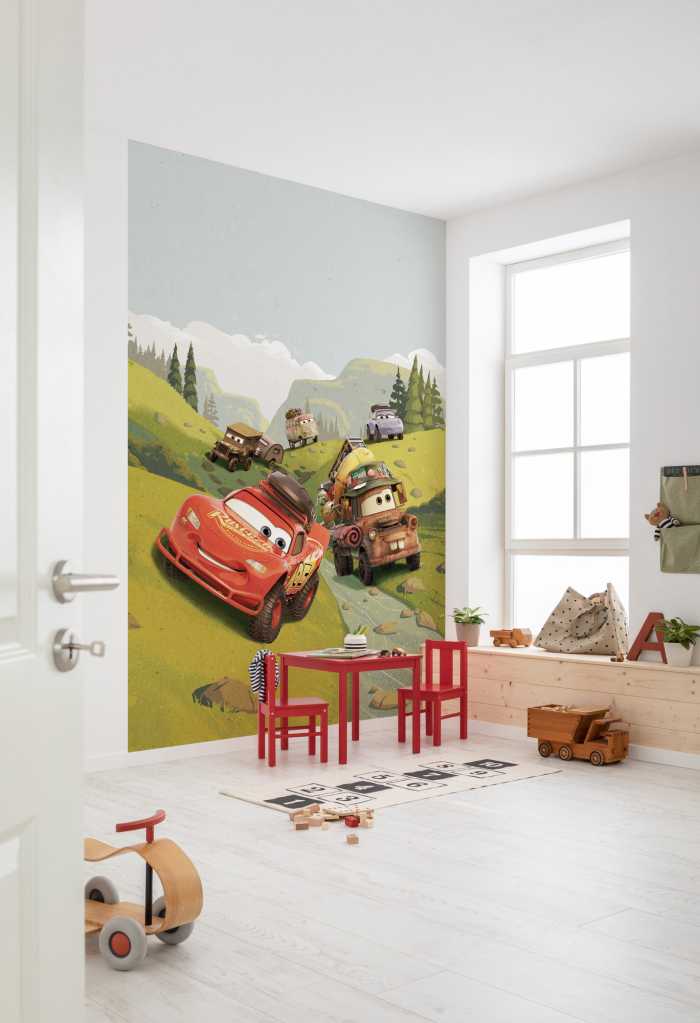 Photo murale intissé impression numérique Cars Camping