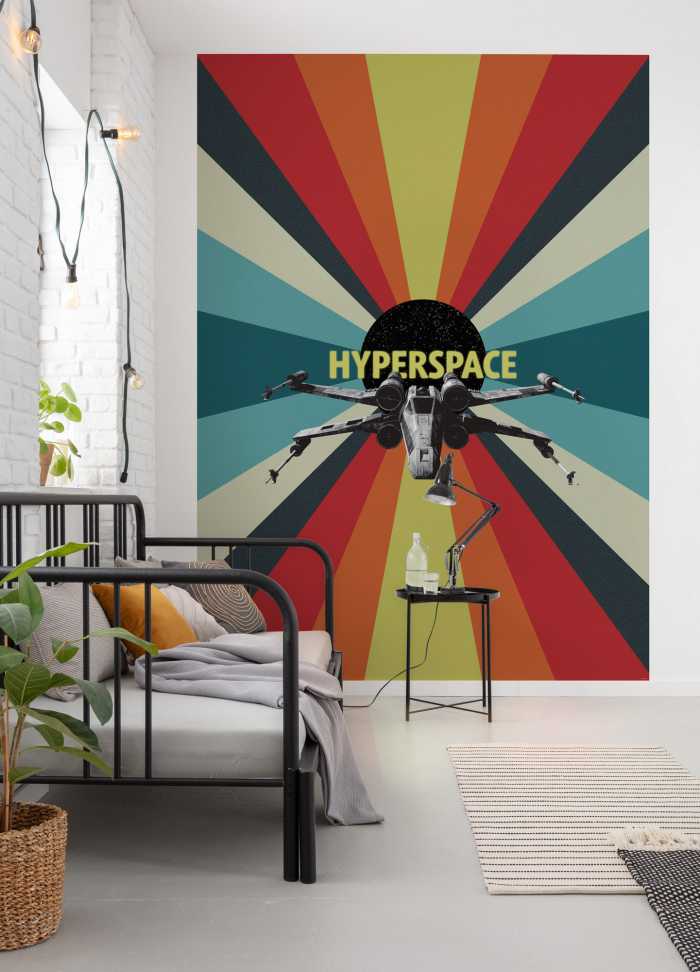 Photo murale intissé impression numérique Star Wars Hyperspace