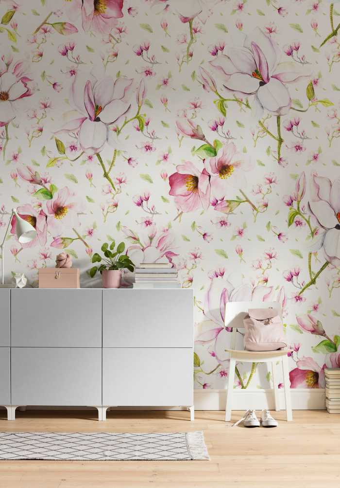 Photo murale intissé impression numérique Magnolia