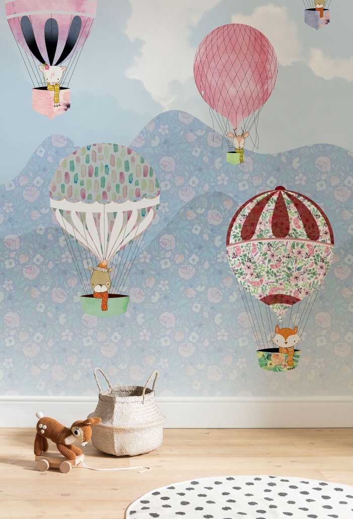 Photo murale intissé impression numérique Happy Balloon