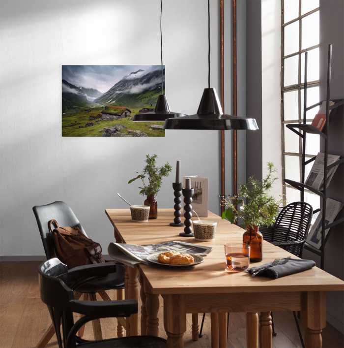 Tableau intissé Moody Mountains