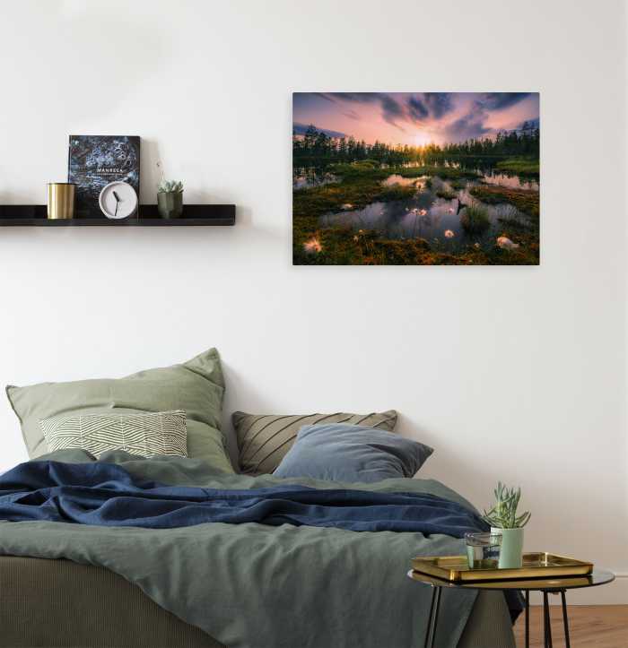 Tableau intissé Gloomy Swamps