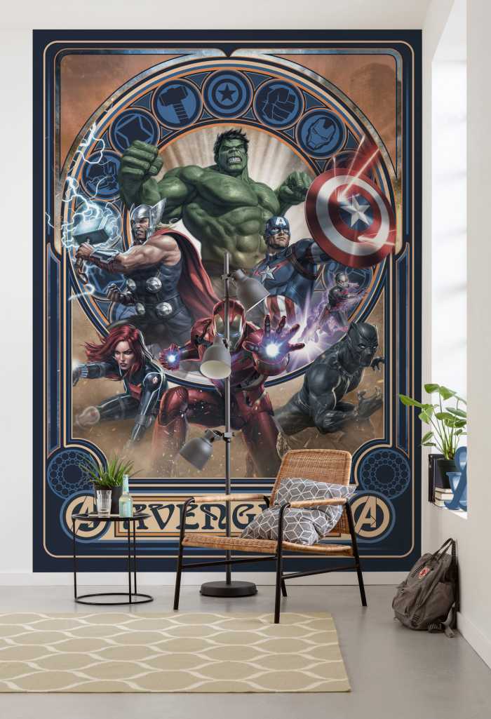 Photo murale intissé impression numérique Avengers Ornament
