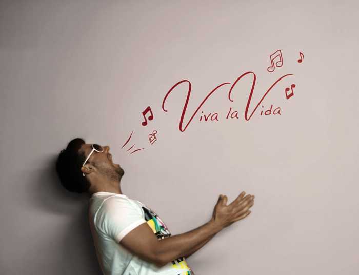 Sticker mural Viva la Vida