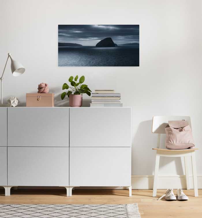 Tableau intissé Silver Sea