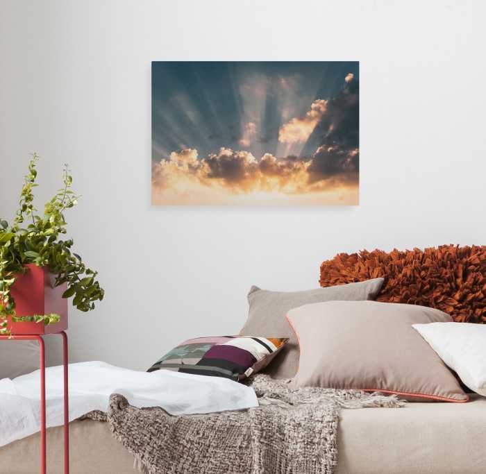 Tableau intissé Cloudy Enlightenment