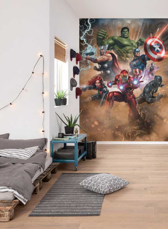 Photo murale intissé impression numérique Avengers Superpower