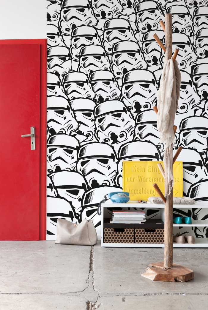 Photo murale intissé impression numérique Star Wars Stormtrooper Swarm