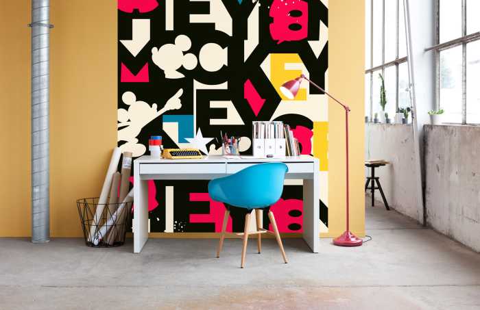 Photo murale intissé impression numérique Mickey Mixup