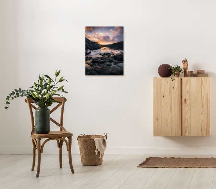 Tableau intissé Golden Eye